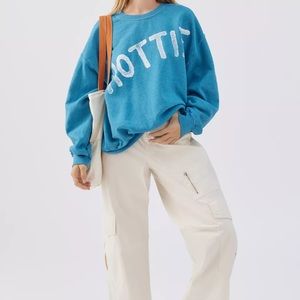 Urban Outfitters blue Hottie sweatshirt new